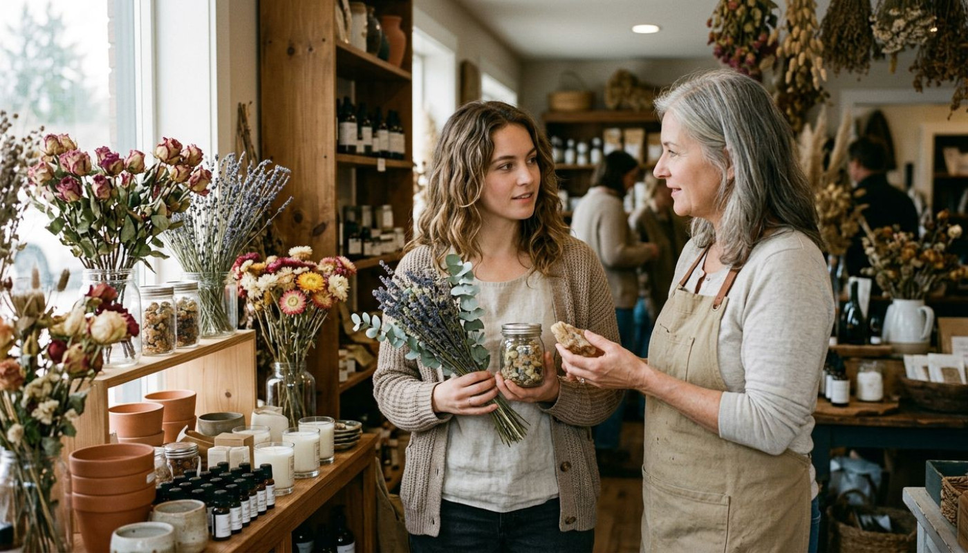 Ce que vos achats en boutique disent de votre rapport aux fleurs et résines