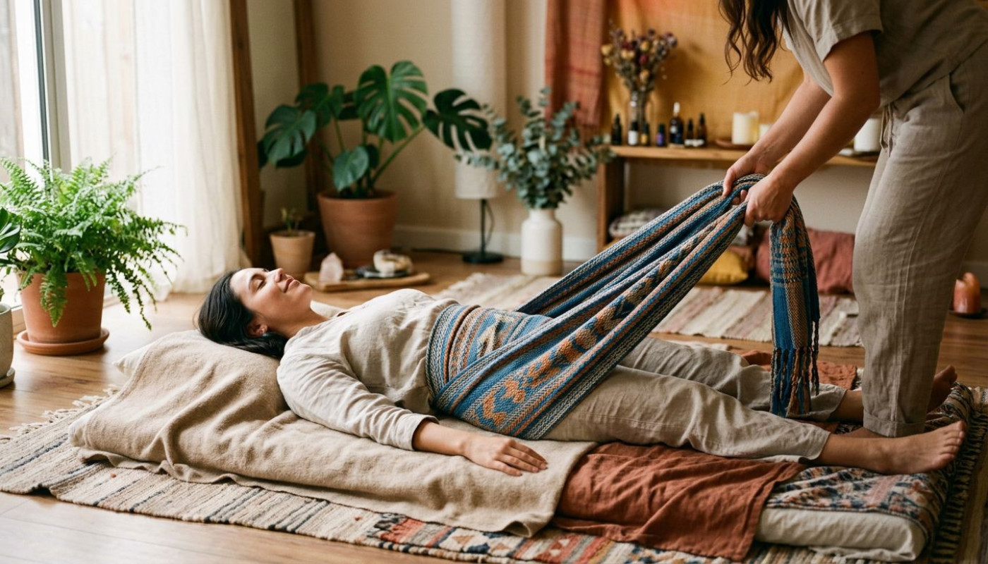 Exploration des bienfaits du rituel rebozo pour le bien-être féminin